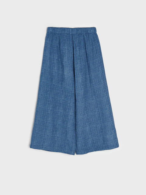 Sinsay Girl's Indigo Wide Leg Trousers | Sinsay In Lebanon