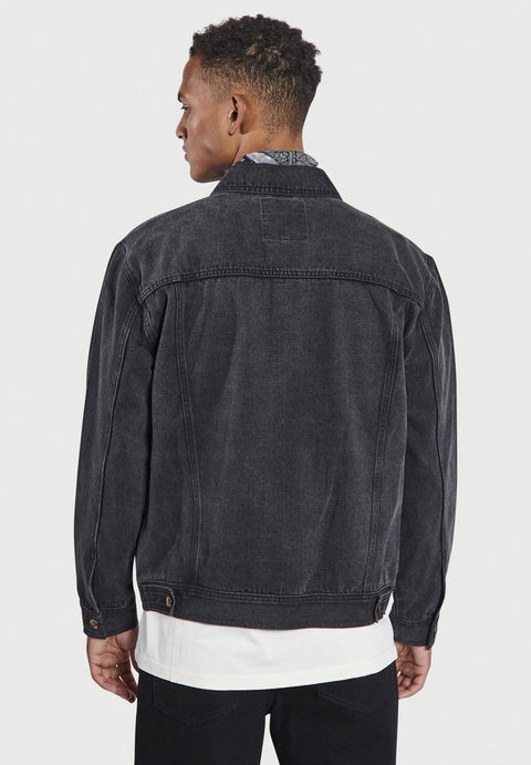 Rebel Men's Black Denim Jacket | Rebel In Lebanon