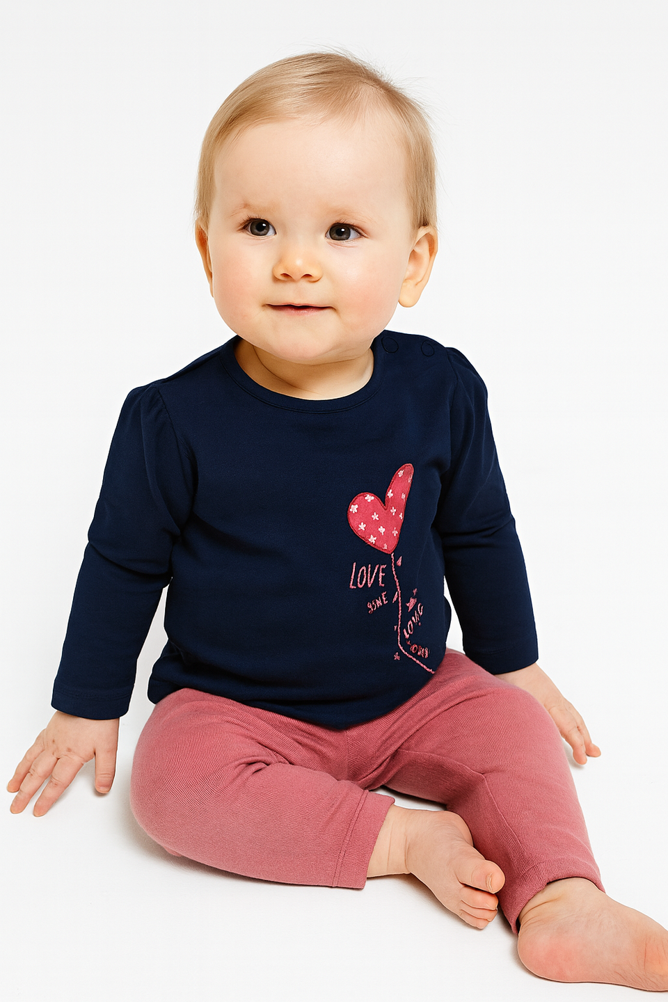 S.Oliver Baby Girl's Navy Long-Sleeve Blouse |S.Oliver in Lebanon