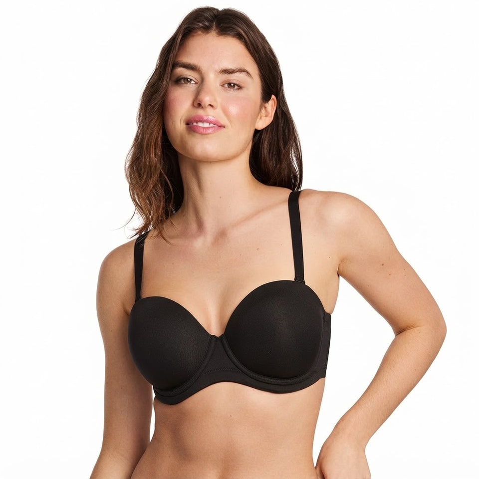 Wacoal Women's Black Strapless Underwire Bra