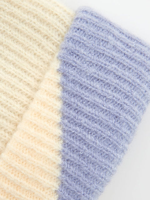 Reserved Girl's Multicolor Rib Knit Beanie |Reserved In Lebanon