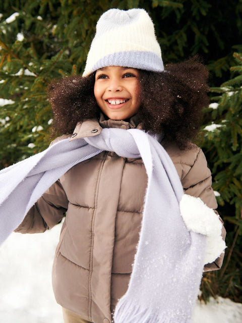 Reserved Girl's Multicolor Rib Knit Beanie |Reserved In Lebanon