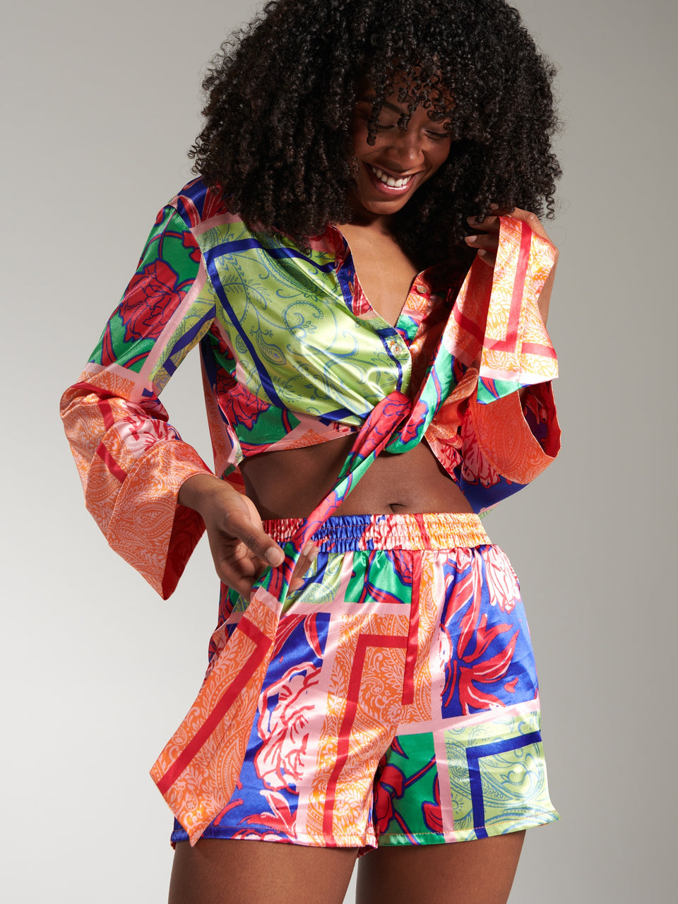 Sinsay Women's Multicolor Printed Shorts|Sinsay In Lebanon