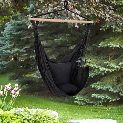 Garden Pleasure Black Tobago Hanging Chair | Garden Pleasure In Lebanon