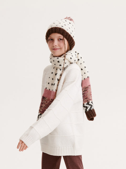 Reserved Girl's Multicolor Patterned Scarf | Reserved In Lebanon