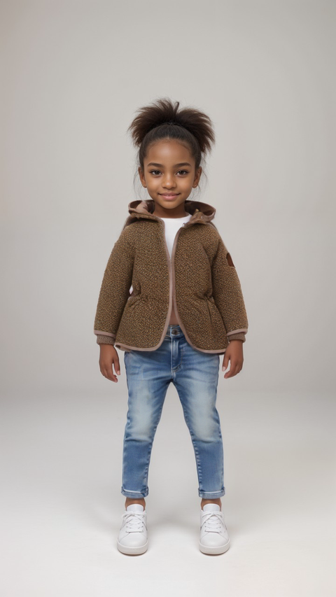 POMPdeLUX Girl's Pink Zippered Jacket  |POMPdeLUX in Lebanon