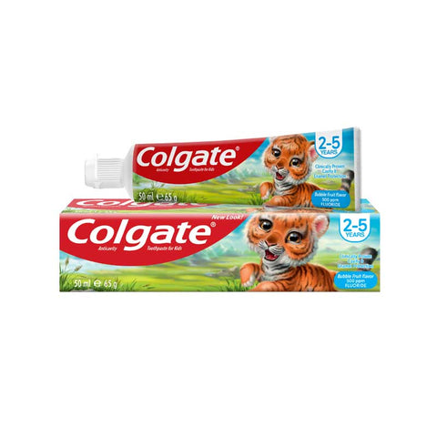 Colgate Kids 2-5 Years Toothpaste Bubble Fruit Flavor 50ml