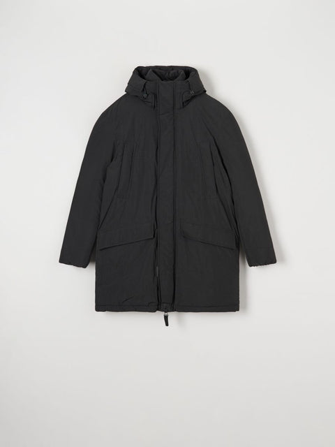 Black jacket on a light gray background