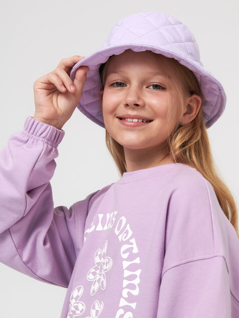 Sinsay Girl's Purple Bucket Hat | Sinsay In Lebanon