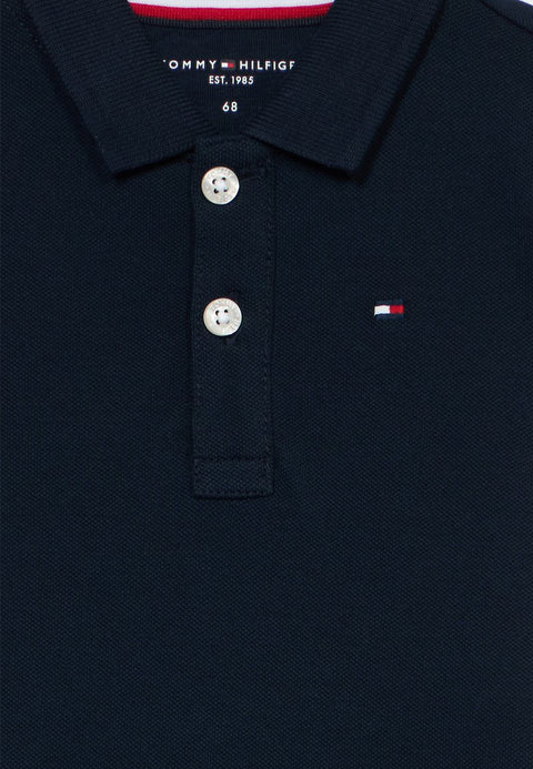 Tommy Hilfiger Boy's Navy Chrome Short Sleeve Polo Jumper T-Shirt  | Tommy Hilfiger in Lebanon