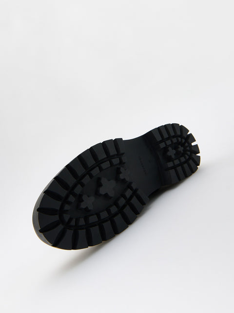 Reserved Women's Black High Boots Made Of Imitation Leather | Reserved In Lebanon