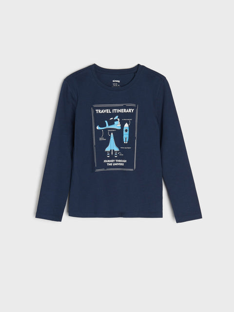 Sinsay Boy's Navy Pajama Set With A Print | Sinsay In Lebanon