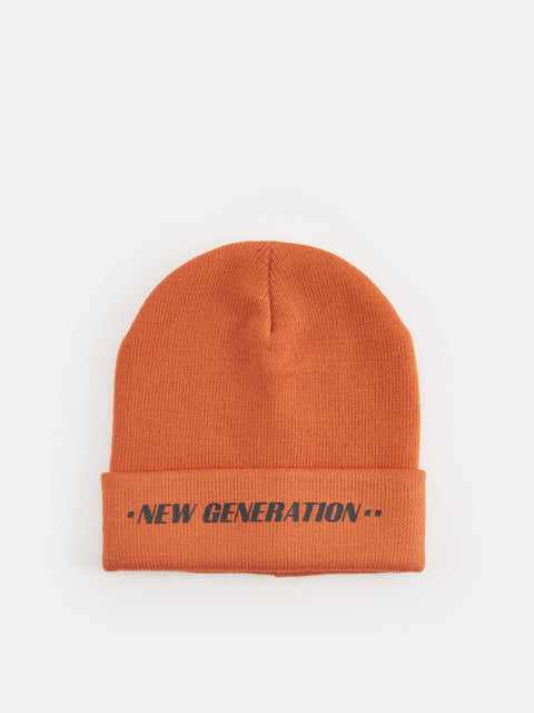 Sinsay Boy's Orange Knitted Beanie |Sinsay In Lebanon
