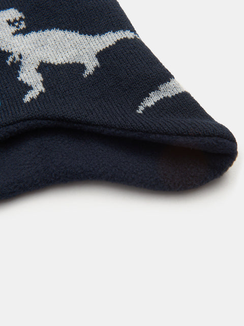 Sinsay Boy's Navy Printed Beanie With Pom Pom Beetlejuice | Sinsay In Lebanon