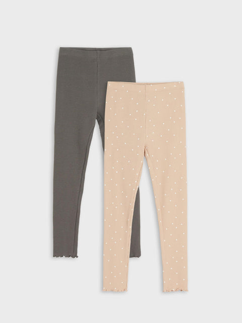 Sinsay Girl's Beige/Olive Leggings 2-Pack | Sinsay In Lebanon