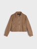 Sinsay Women's Brown Short Bomber Jacket | Sinsay In Lebanon