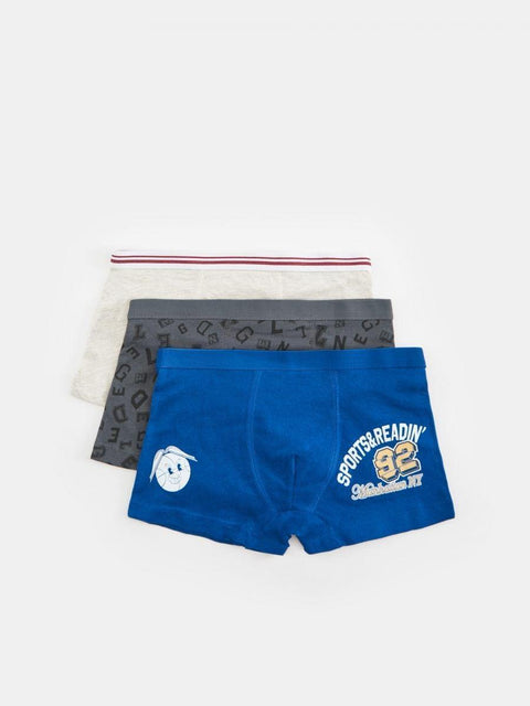 Sinsay Boy's Pack Of 3 Multicolor Boxers ANFK525