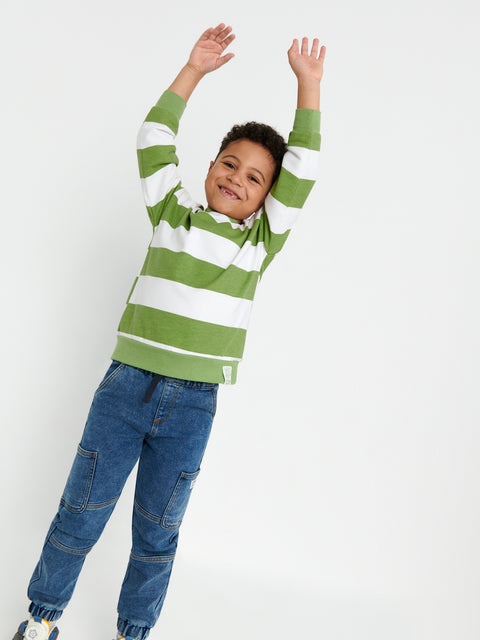 Sinsay Boy's Blue Denim Jogger Pants | Sinsay In Lebanon