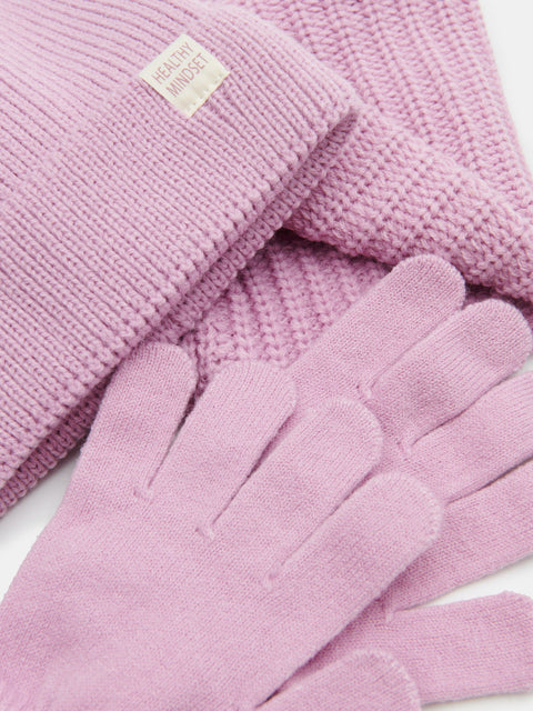 Sinsay Girl's Pink Knitted Winter Set | Sinsay In Lebanon