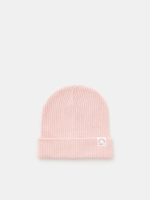 Sinsay Baby Girl's Pink Rib Knit Cotton Beanie Hat | Sinsay In Lebanon