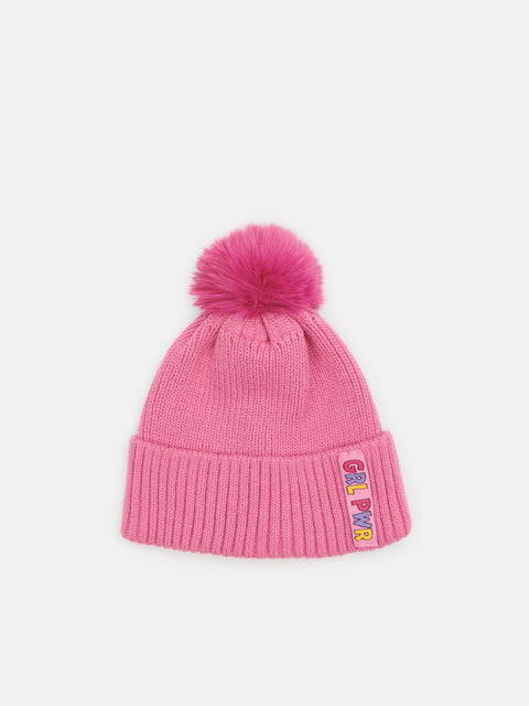Sinsay Girl's Pink Knitted Beanie|Sinsay In Lebanon