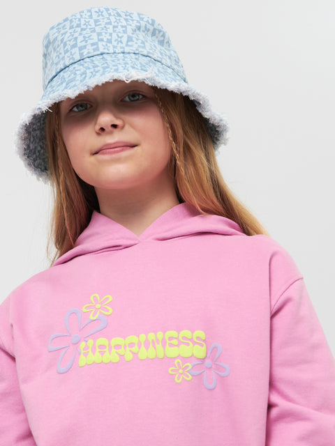 Sinsay Girl's Light Blue Denim Bucket Hat | Sinsay In Lebanon