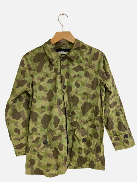 Mango Boy's Military Distressed Camo Button Up Jacket |Mango In Lebanon