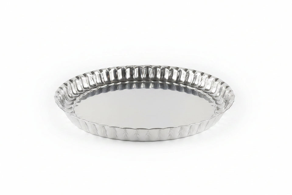 Lucky Tiger Stainless Steel Round Tray 45cm HK-13