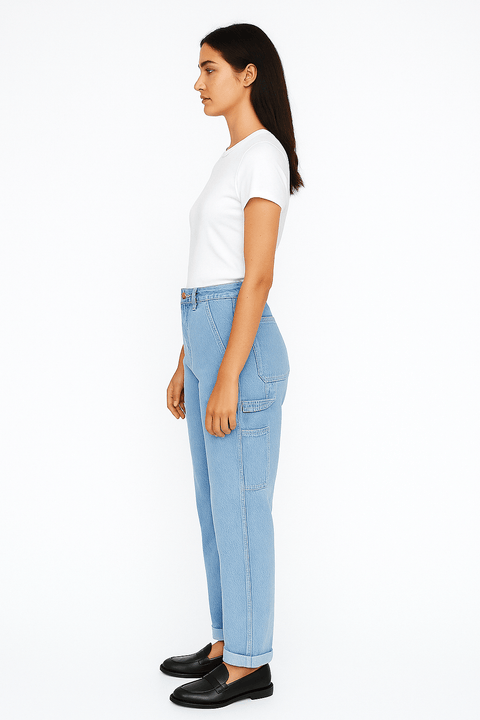Lee Women's Light Blue Denim Pants | Lee In Lebanon
