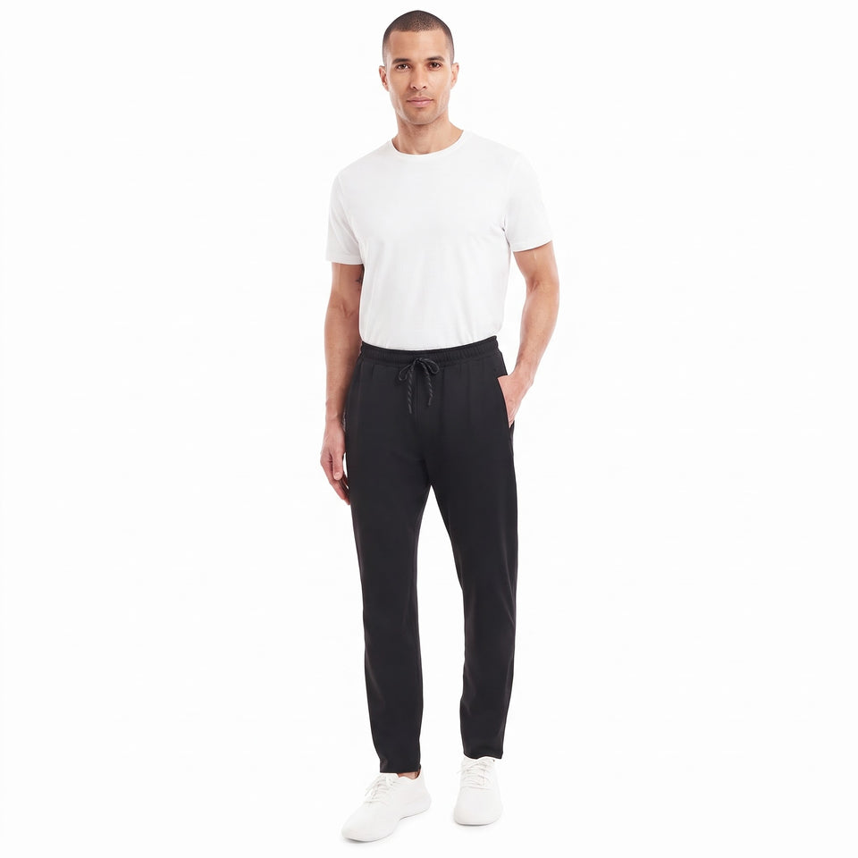 Kirkland Signature Men's Black Moisture Wicking Active Jogger Sweatpants