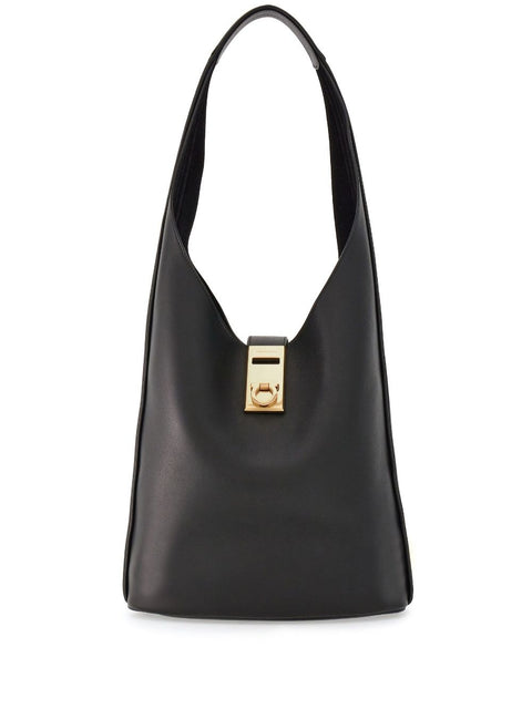Ferragamo Women's Black Leather Bag Shoulder Bag (L) | Ferragamo In Lebanon