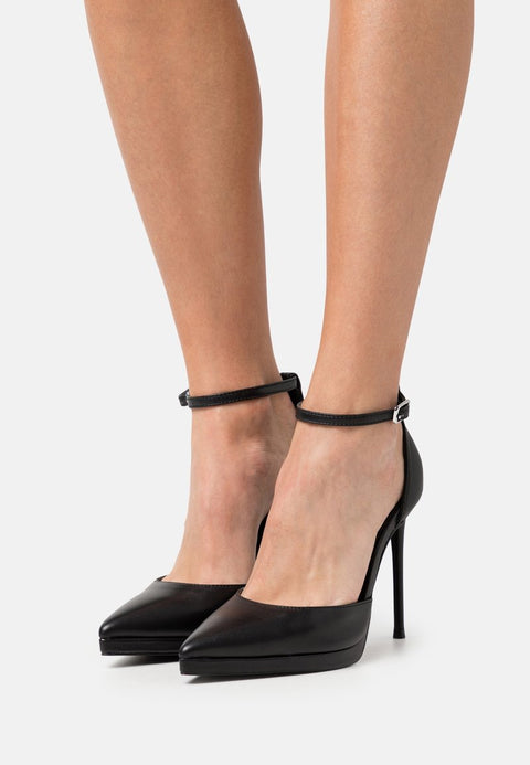 Steve Madden Women's Black Leather Volt Heels |  Steve Madden in Lebanon