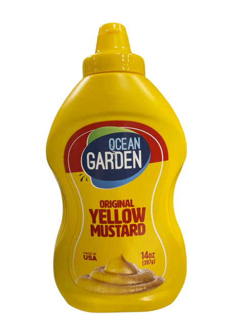 Ocean Garden Yellow Mustard Sauce 397g (14oz) | Ocean Garden In Lebanon