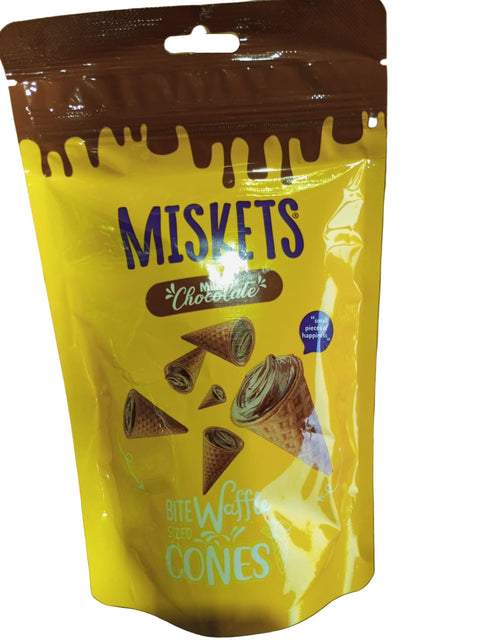 Miskets Bite Sized Milk Chocolate Waffle Cones 70g | Miskets In Lebanon