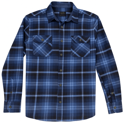 Jachs Men’s Blue Flannel and Thermal Long Sleeve Shirt |Jachs  In Lebanon