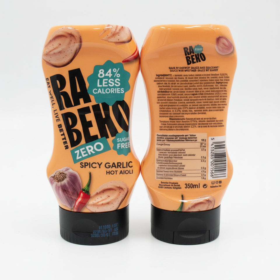 Rabeko Zero Spicy Garlic Hot Aioli Sauce 350ml