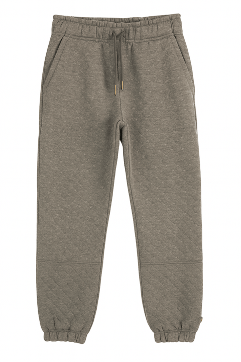 POMPdeLUX Boy's Dark Grey Liva Quilted Joggers |POMPdeLUX in Lebanon