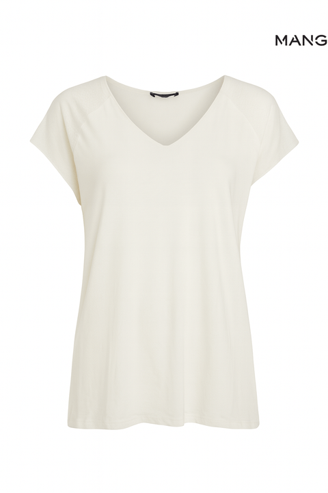 Mango Women's White Sleeveless Top| Mango in Lebanon