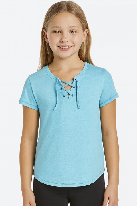 Ideology Girl's Blue T-shirt ABFK1514