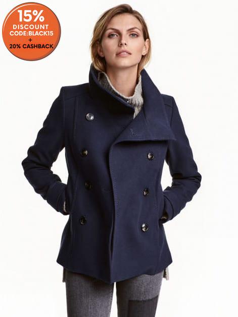 H&M Women's Navy Long-Sleeve Jacket |H&M in Lebanon