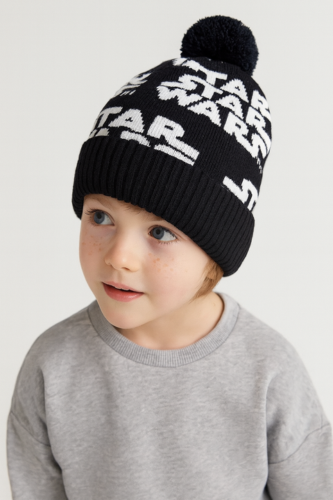 Reserved Baby Boy's Black Star Wars Beanie | Reserved In Lebanon