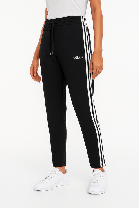 Adidas Women's Black Slim Fit 3 Stripes Leg Sweatpant |Adidas In Lebanon