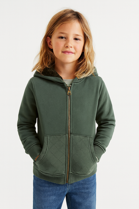 POMPdeLUX Girl's Green Jacket | POMPdeLUX in Lebanon