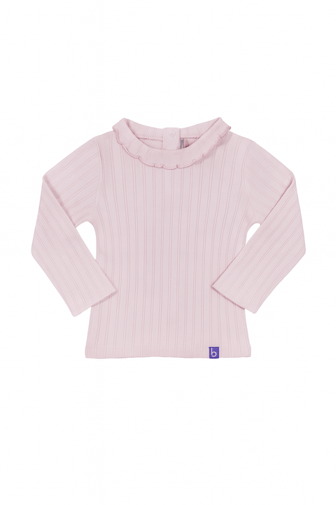 Boboli Baby Girl's Pink Long-Sleeve Blouse| Boboli in Lebanon