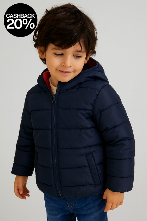 Sinsay Boy's Navy Blue Demi-Season Quilted Jacket | Sinsay In Lebanon