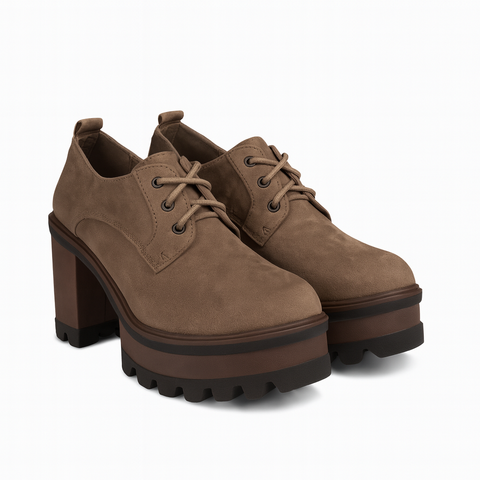 Tata Italia Women's Brown Heels Casual Shoes | Tata Italia In Lebanon