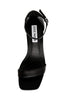 Steve Madden Women's Black Epix Leather Heeled Sandals | Steve Madden In Lebanon