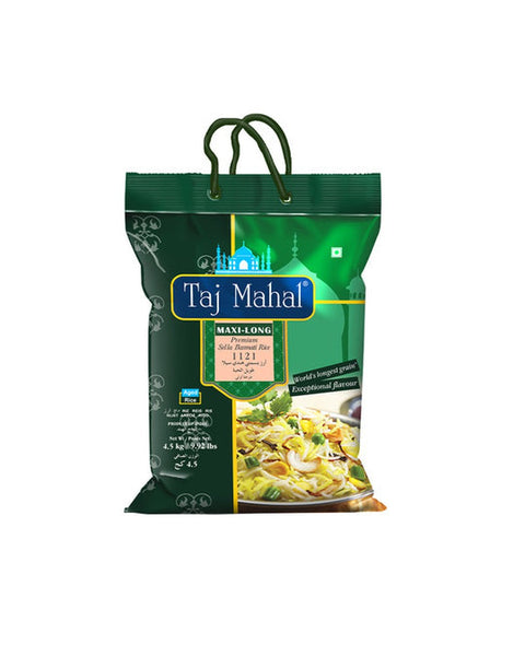 Taj Mahal Maxi-Long Green Basmati Rice 4kg