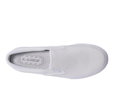 Lugz Men's White Clipper Casual Slip On Sneaker |Lugz In Lebanon