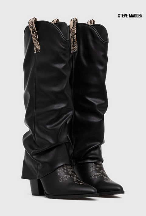 Steve Madden Women's Black Lassy High Boots |Steve Madden in Lebanon